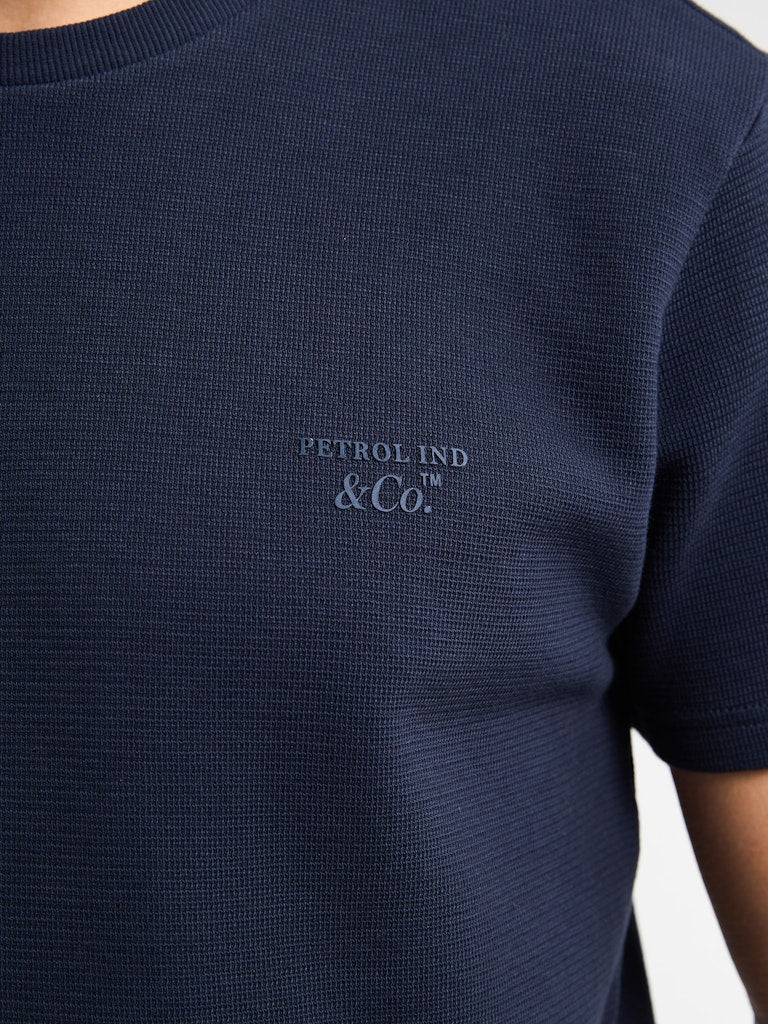 Men T-shirt Ss - Navy