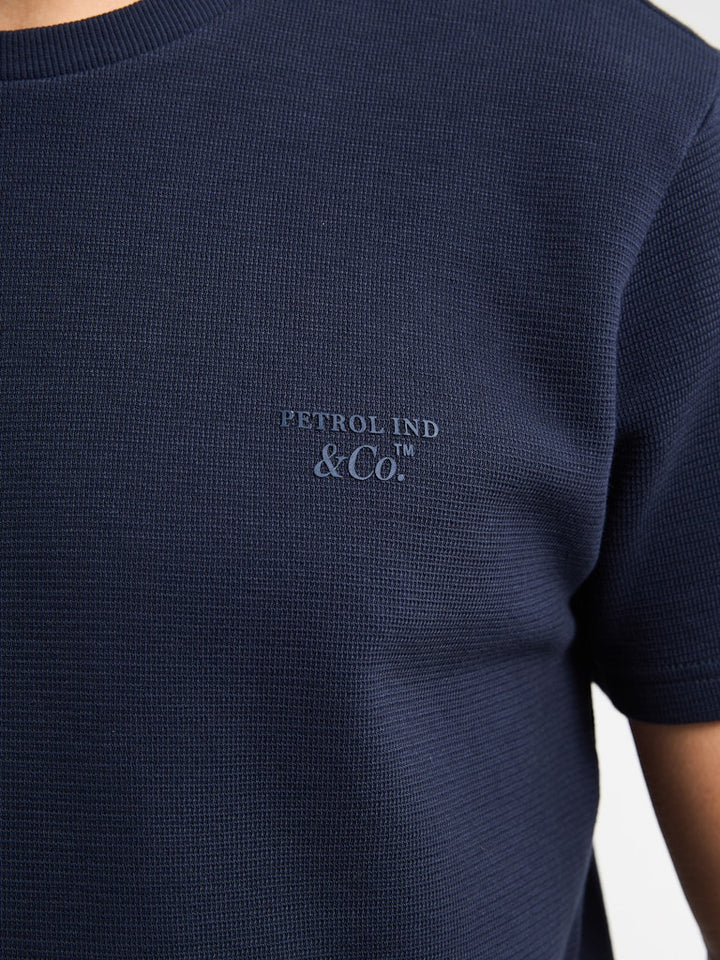 Men T-shirt Ss - Navy