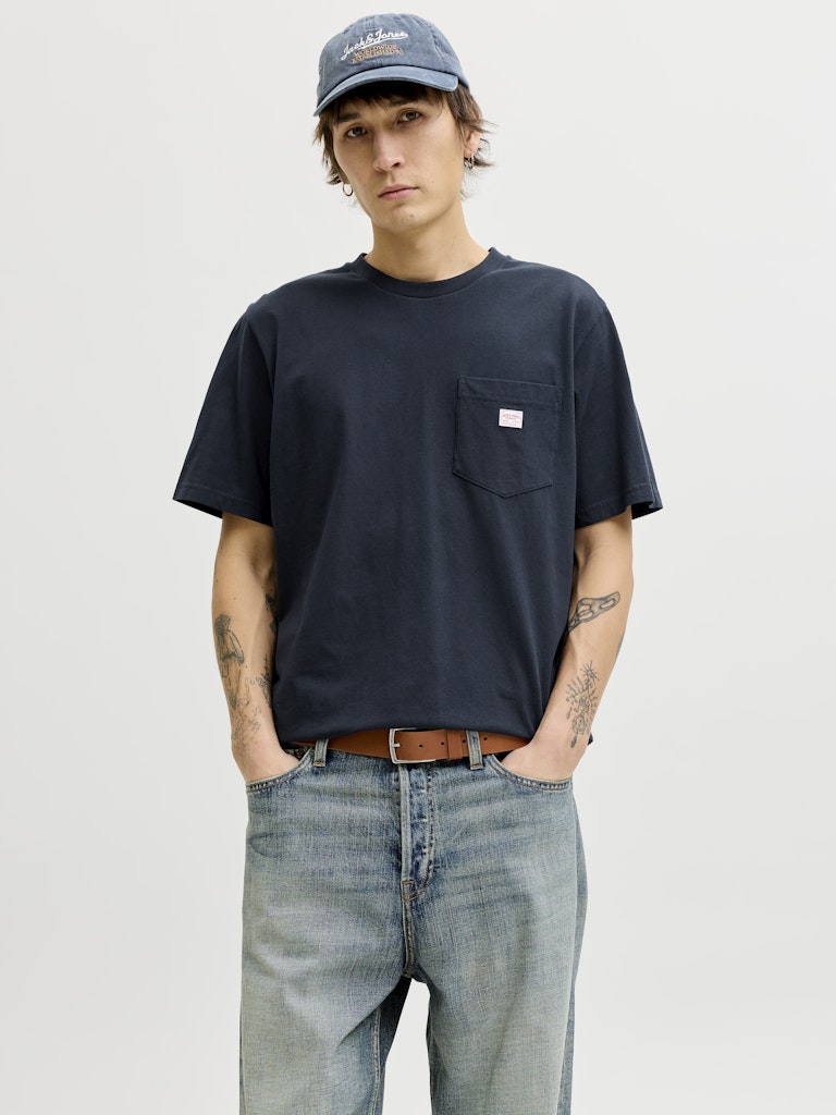 Jprblucaleb Ss Tee Sn - Navy