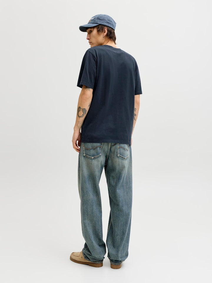 Jprblucaleb Ss Tee Sn - Navy