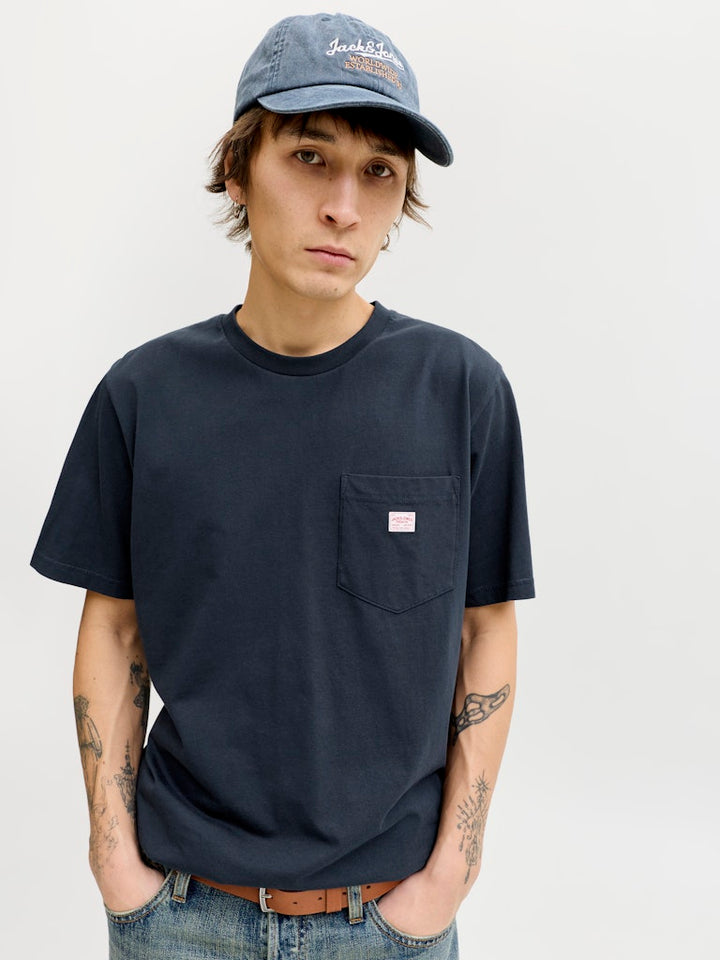 Jprblucaleb Ss Tee Sn - Navy