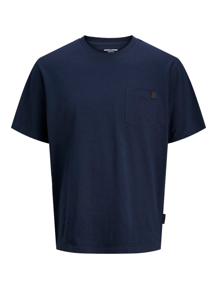 Jjedover Slub Tee Ss Noos - Navy