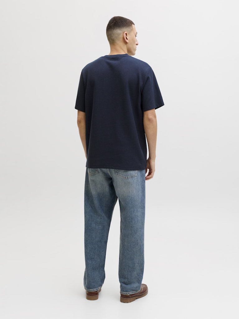 Jjdaytona Tee Ss Crew Neck Sn - Navy