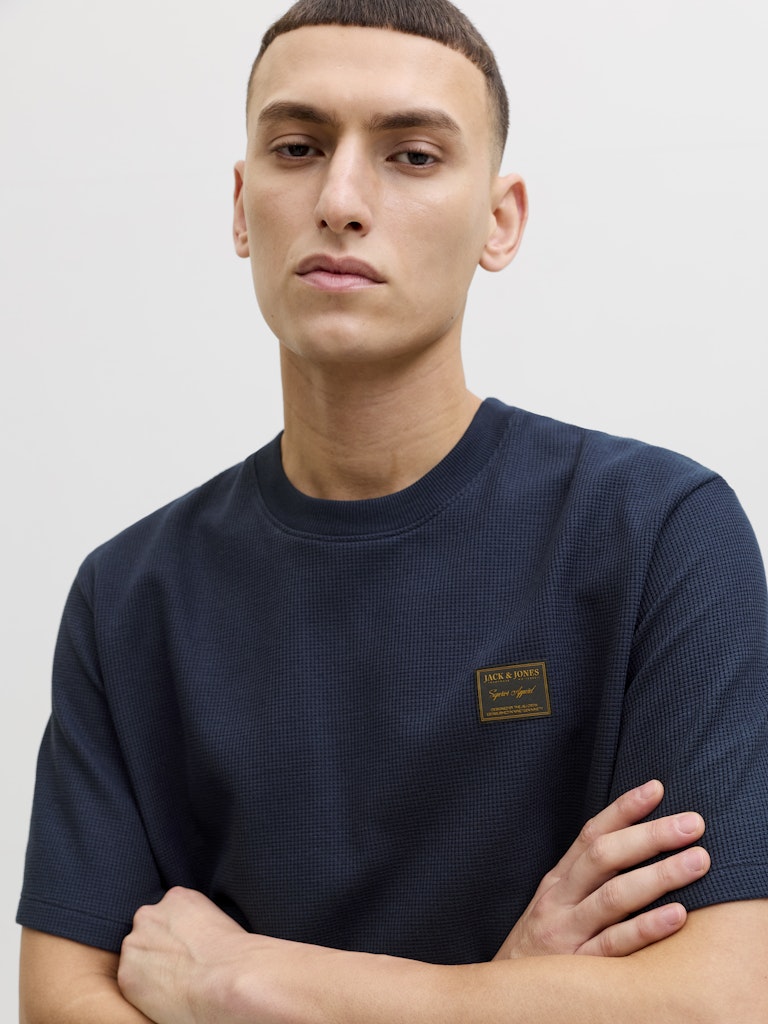 Jjdaytona Tee Ss Crew Neck Sn - Navy