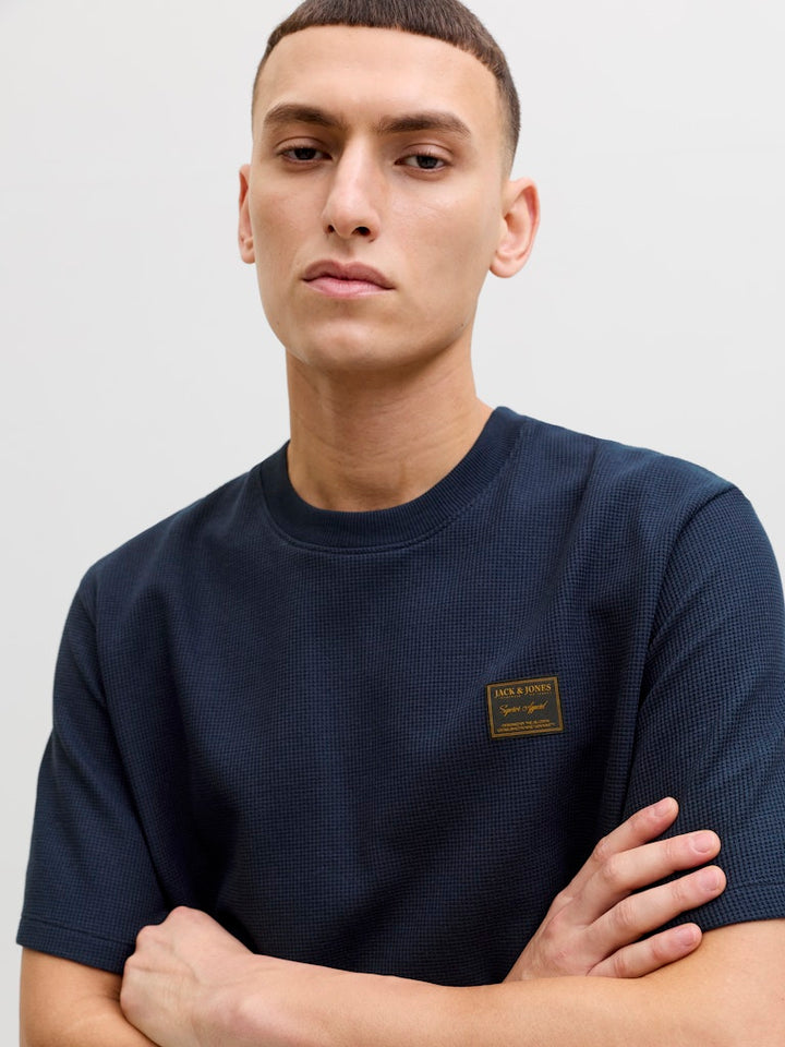 Jjdaytona Tee Ss Crew Neck Sn - Navy