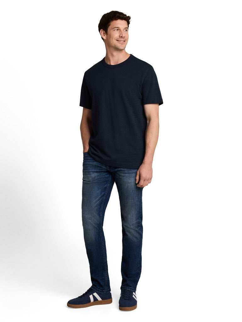 Structure T-shirt - Navy