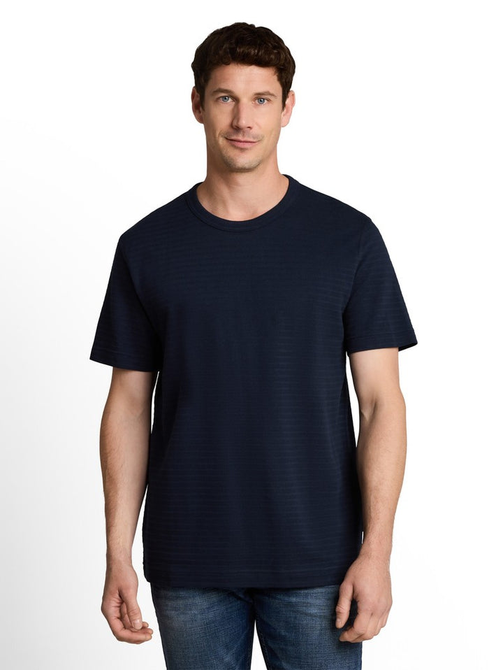 Structure T-shirt - Navy