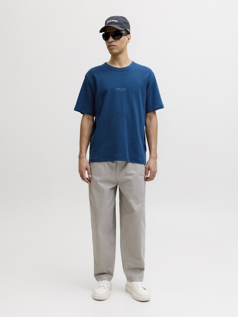Jcoclub Structure Tee Ss Crew Neck - Navy