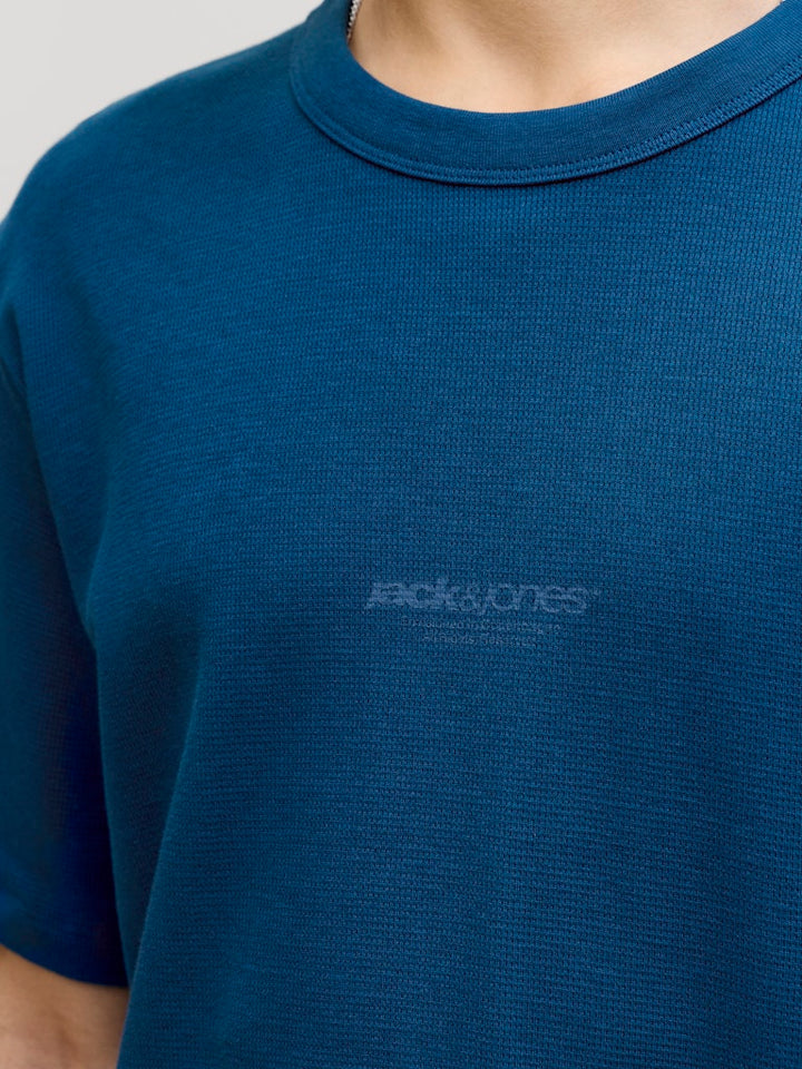 Jcoclub Structure Tee Ss Crew Neck - Navy