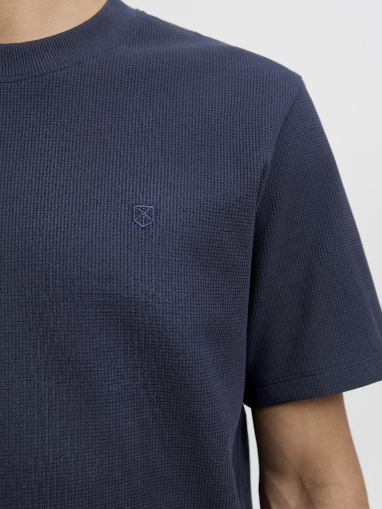 Jprblaleo Ss Structure Tee - Navy