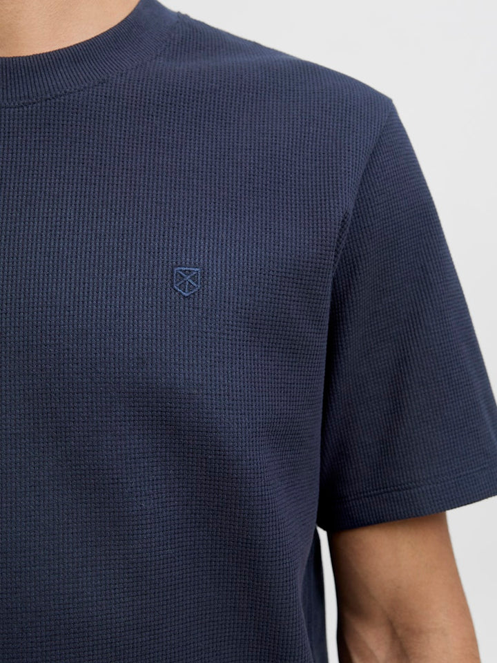 Jprblaleo Ss Structure Tee - Navy
