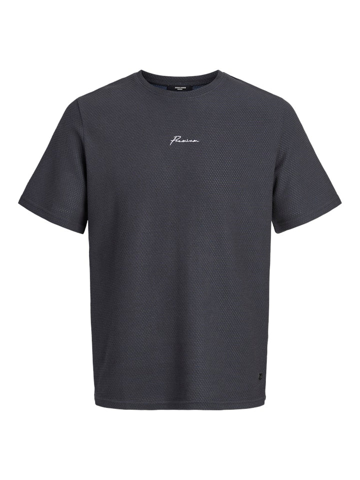 Jprblafranco Ss Tee Crew Neck Smu - Navy