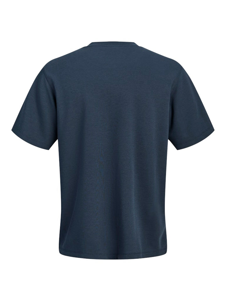 Jcospongytee Ss Crew Neck Smu - Navy
