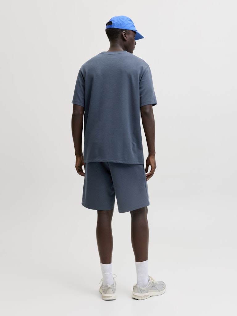 Jcospongytee Ss Crew Neck Smu - Navy