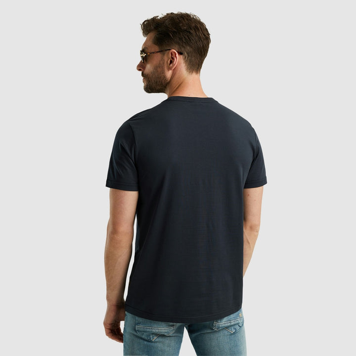 Short Sleeve R-neck Single Jersey - Navy