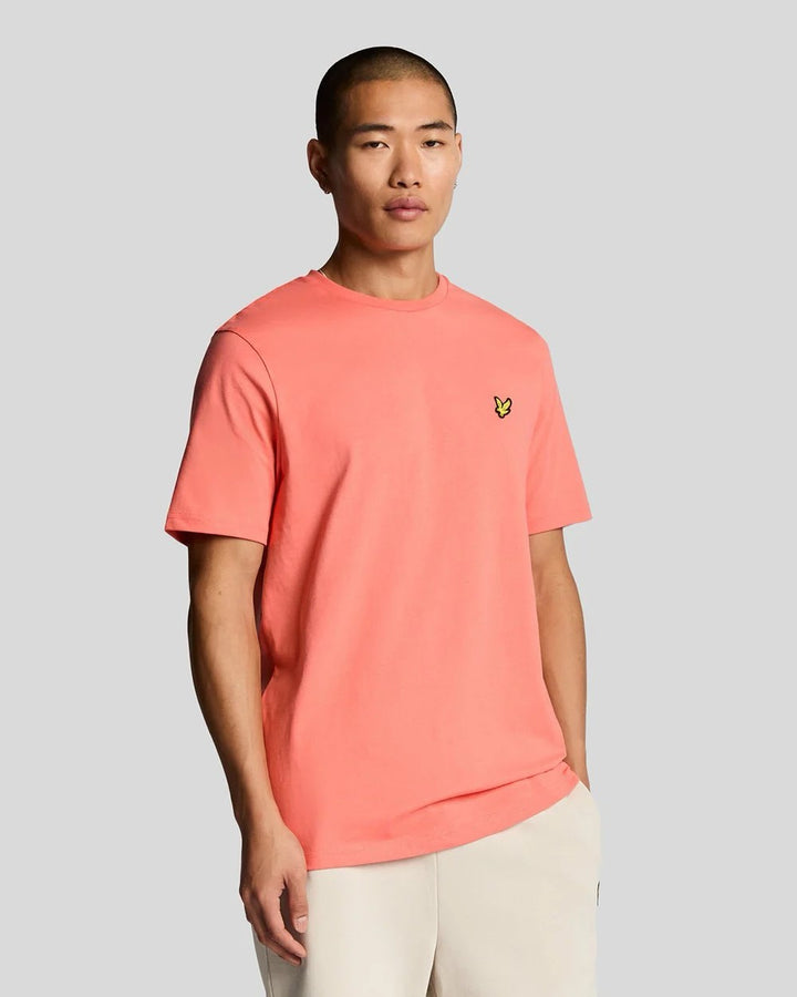 Basic Tee - Koraal Rood