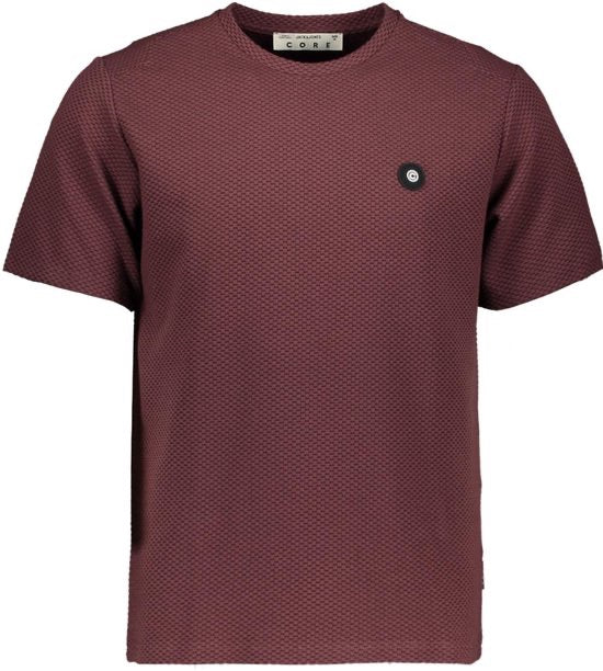 Jcopuffer Tee Ss Crew Neck Smu - Bordeaux