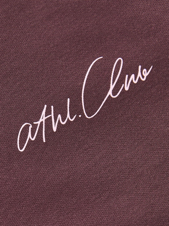 Jcoabstract Flower Back Print Tee - Bordeaux