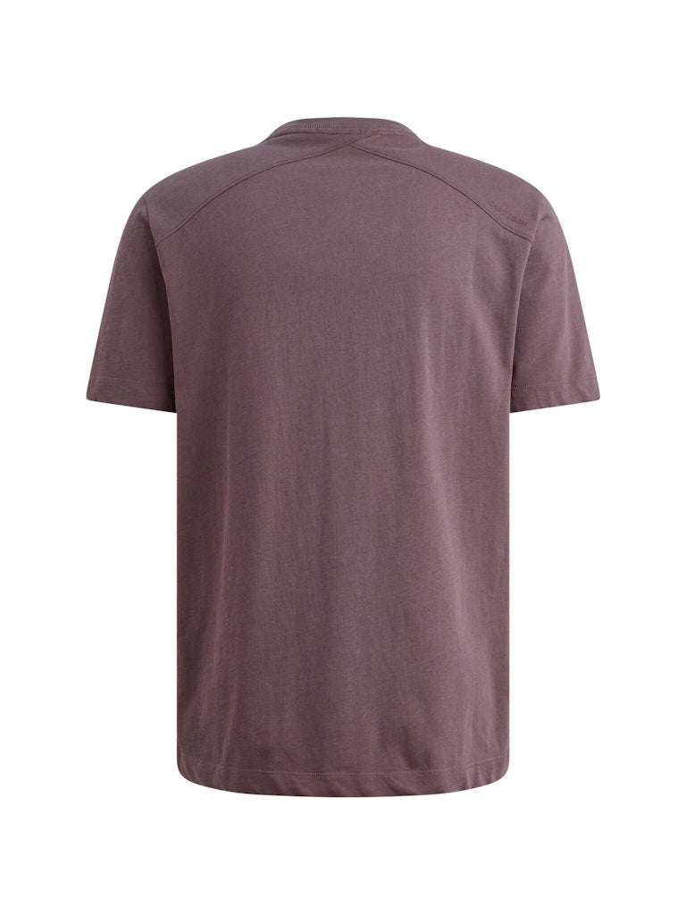 Short Sleeve R-neck Regular Fit Si - Mauve