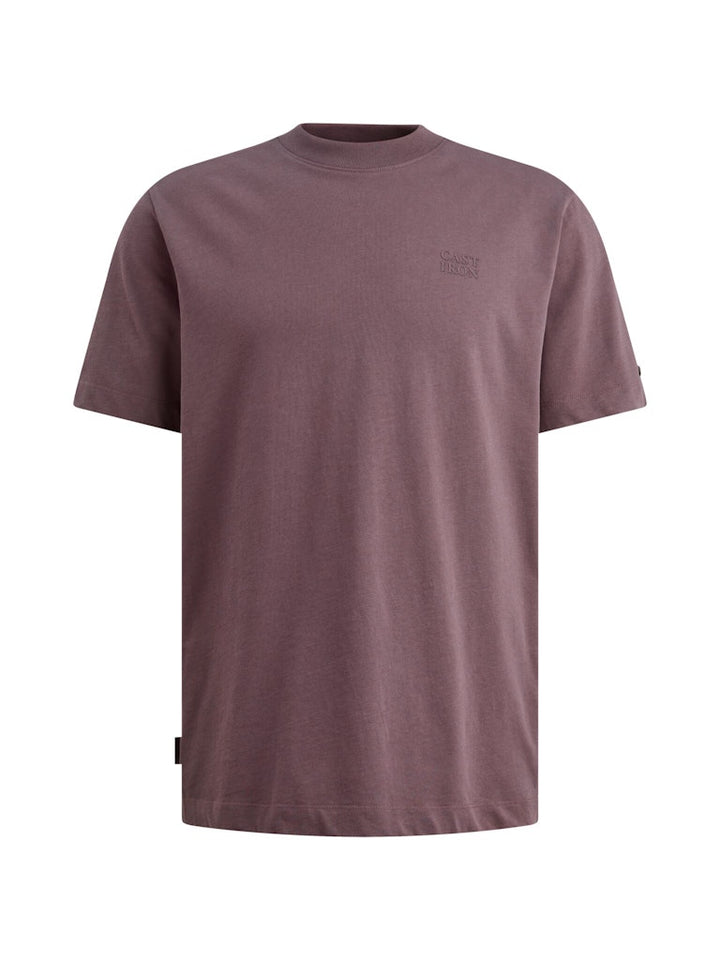 Short Sleeve R-neck Regular Fit Si - Mauve