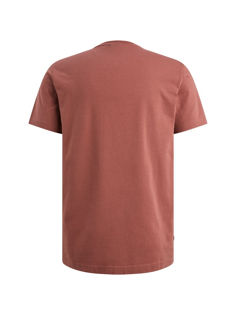 Short Sleeve R-neck Hd Cotton Elas - Mauve