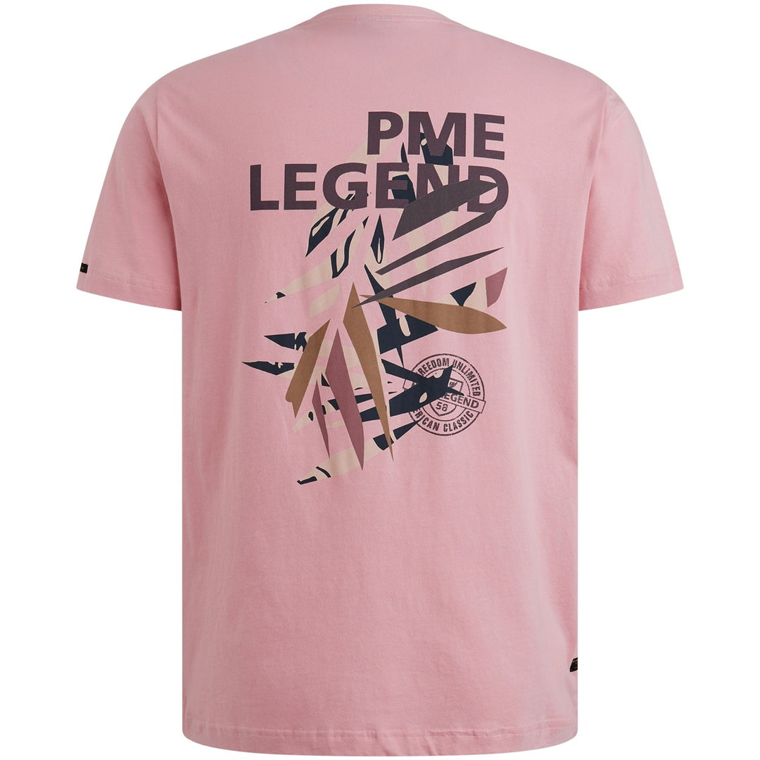 Short Sleeve R-neck Single Jersey - Roze