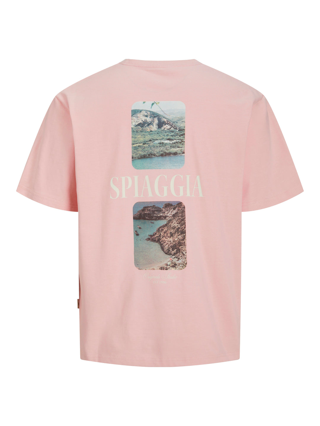 Jorhydra Photo Tee Ss Crew Neck - Licht Roze