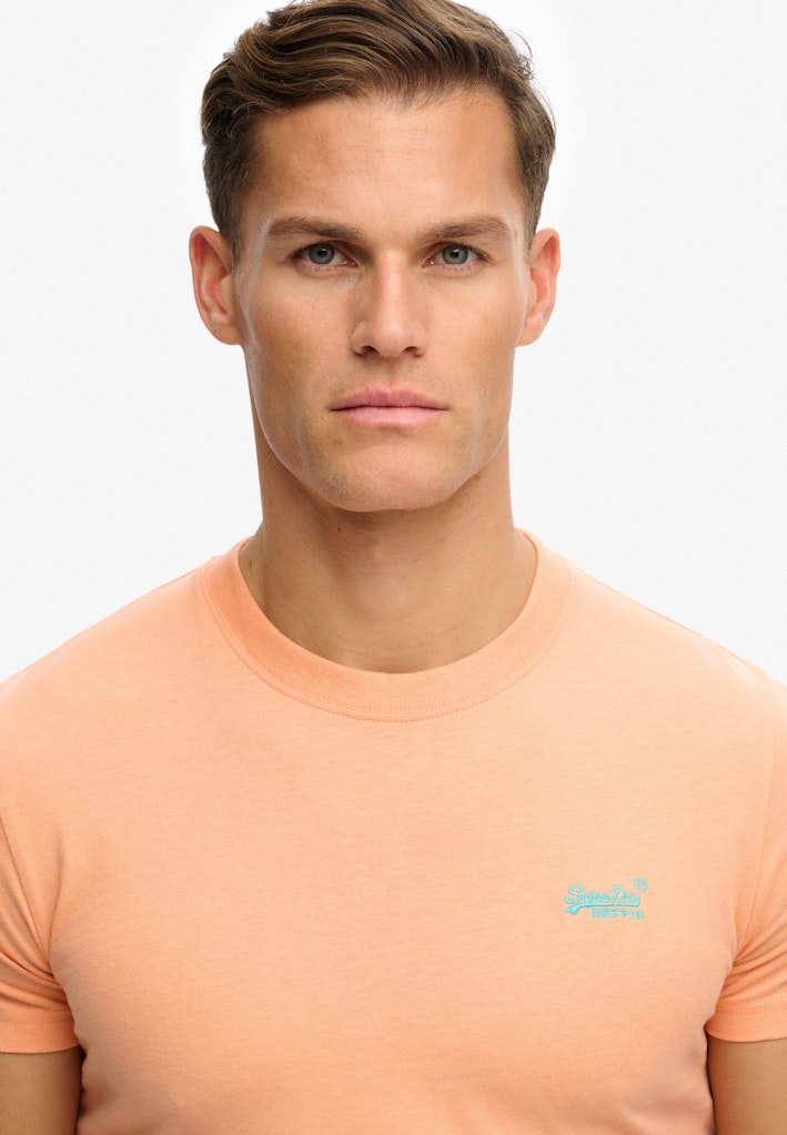 Essial Log 1 Mb Tee - Zalm/peach
