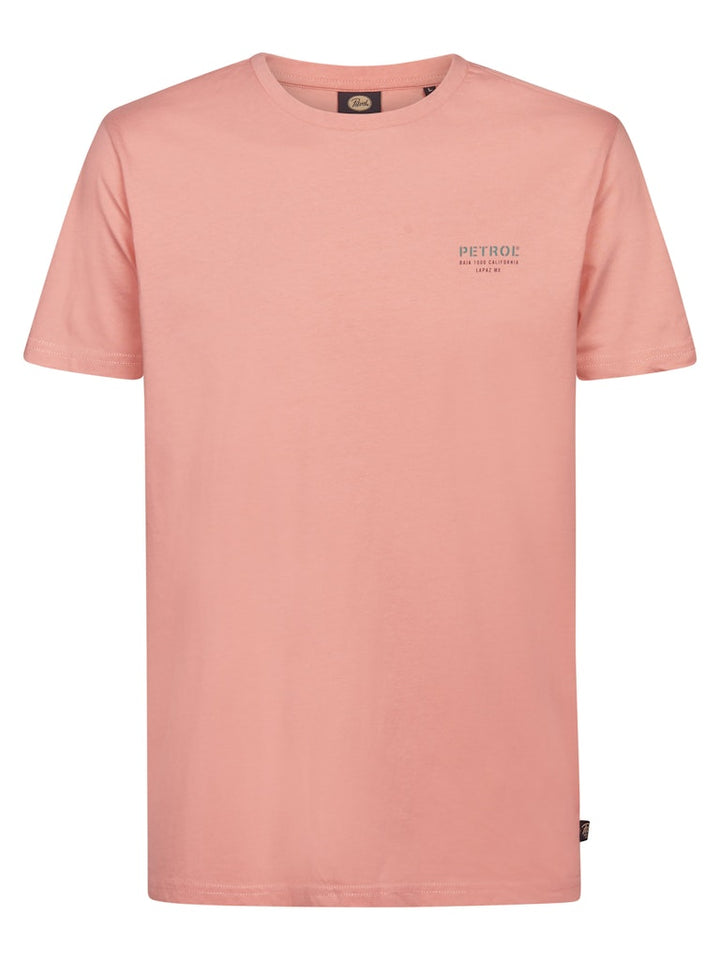 Men T-shirt Ss Classic Print - Zalm/peach