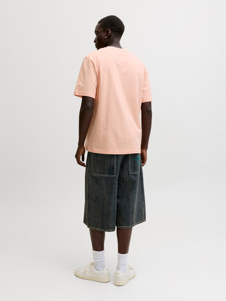 Jorfrederiksberg Monogram Tee Ss Cn Sn - Zalm/peach