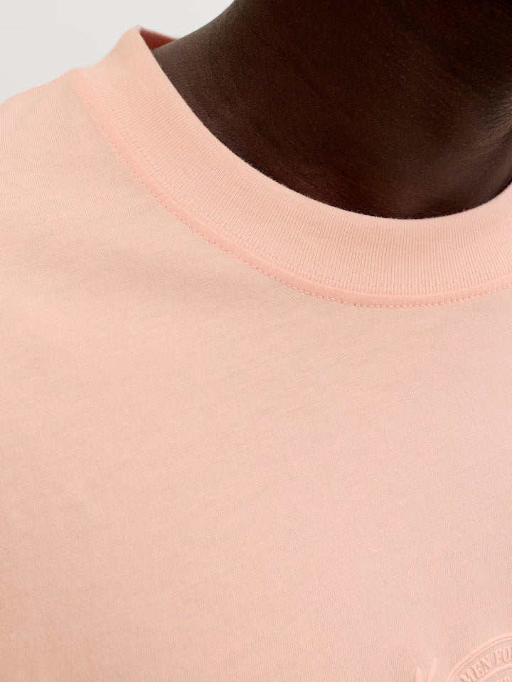 Jorfrederiksberg Monogram Tee Ss Cn Sn - Zalm/peach