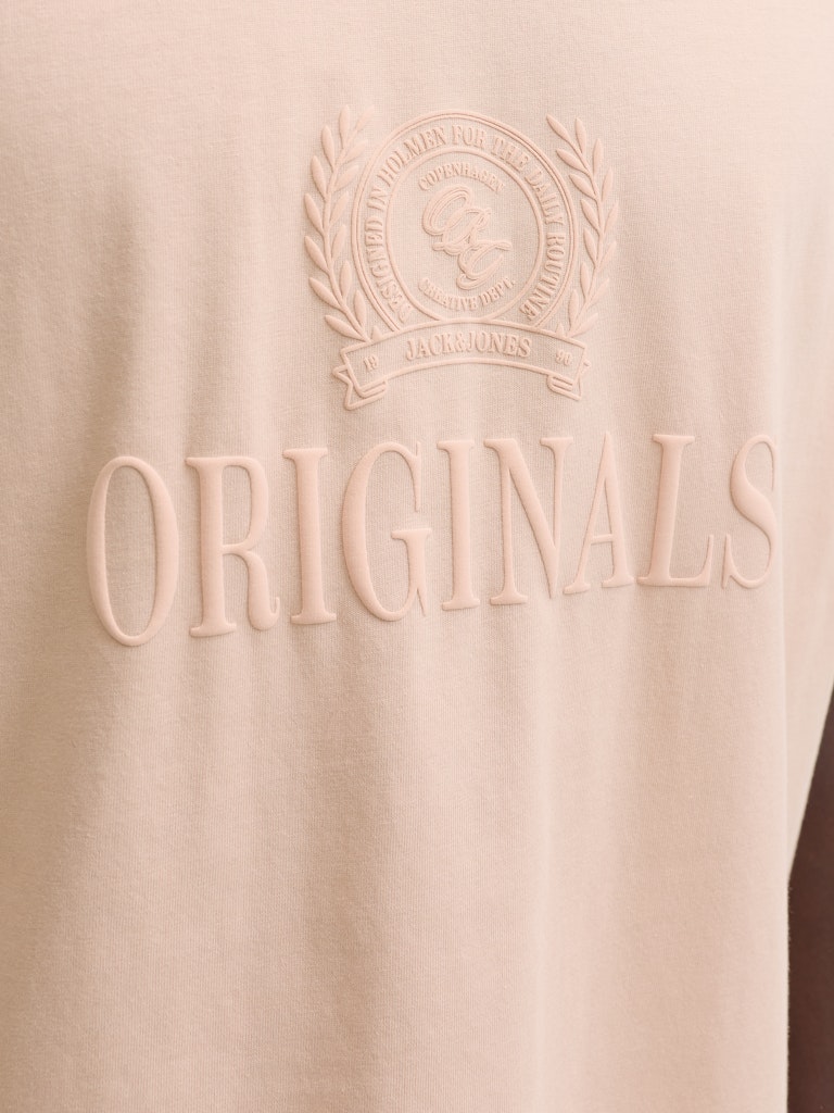 Jorfrederiksberg Monogram Tee Ss Cn Sn - Zalm/peach