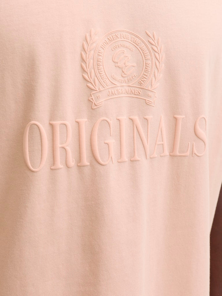 Jorfrederiksberg Monogram Tee Ss Cn Sn - Zalm/peach