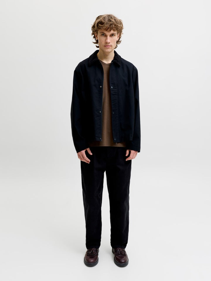 Jjedover Slub Tee Ss Noos - Bruin