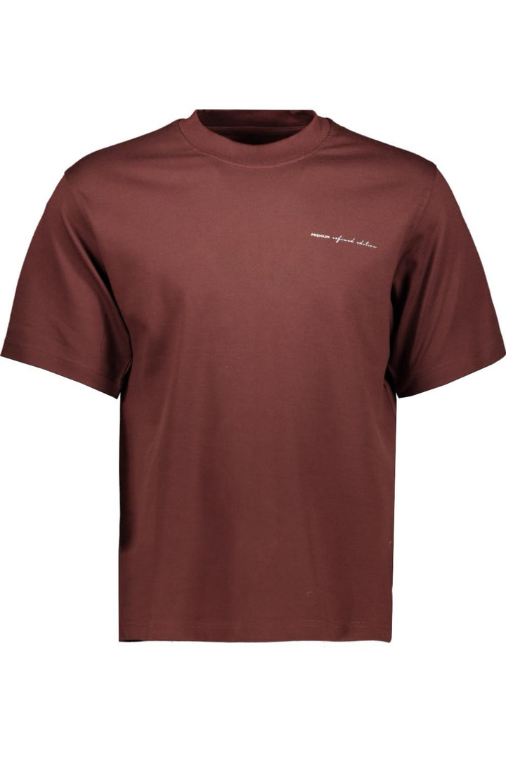 Jprblaowen Ss Branding Tee Sn - Bruin