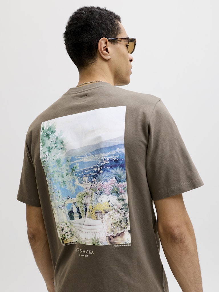 Jprblajames Grafic Ss Tee Styd Ss26 - Bruin