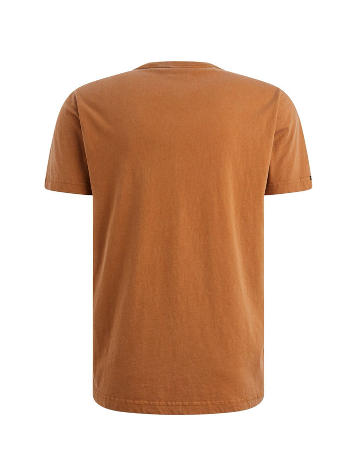 Short Sleeve R-neck Special Washed - Roest