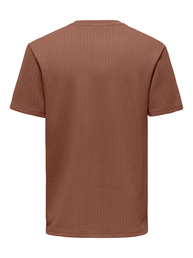 Onstrey Life Reg Ss Frml Tee - Brique