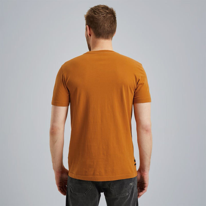 Short Sleeve R-neck Single Jersey - Brique