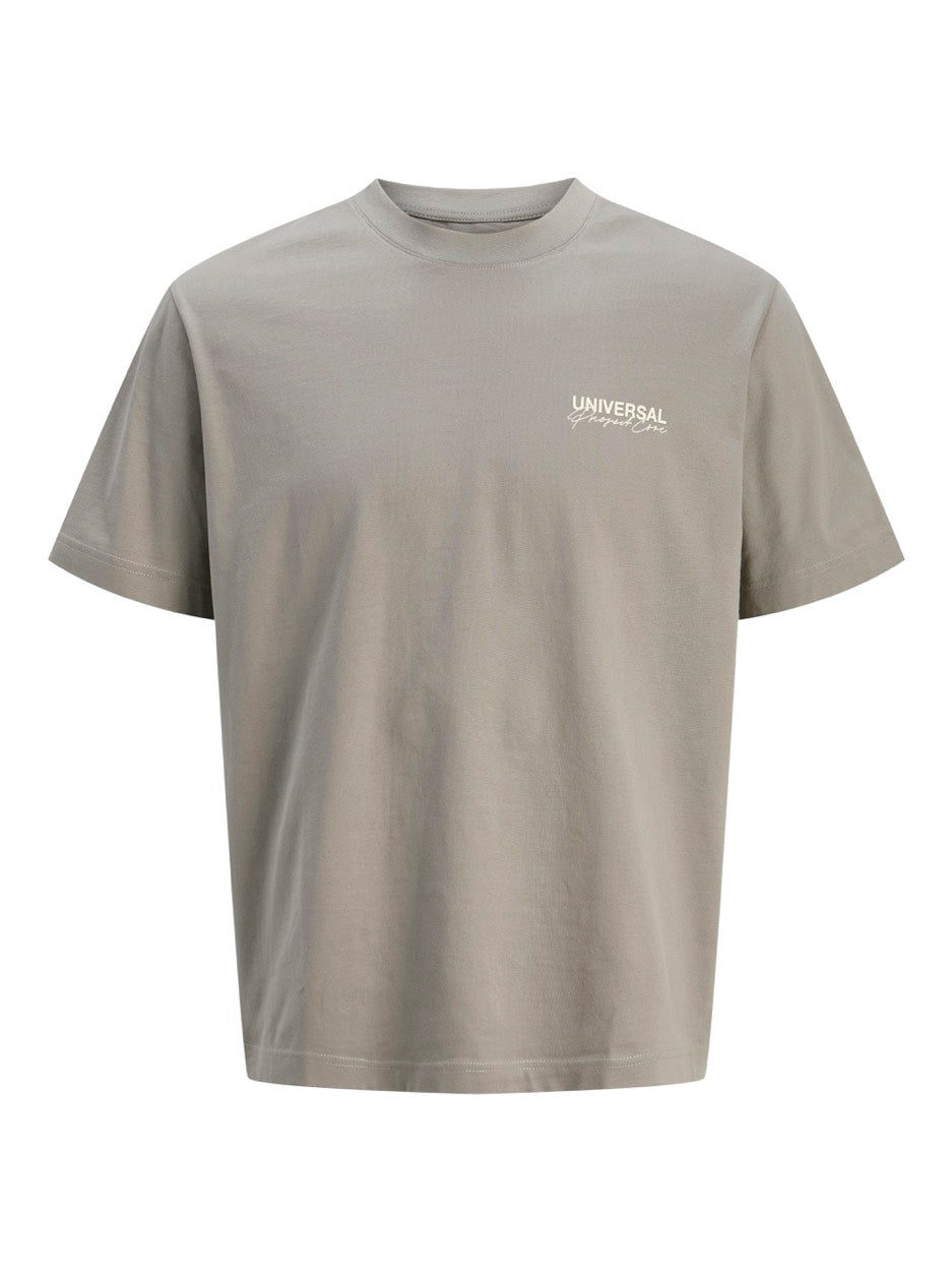 Jcodynamic Dust Tee Ss Crew Neck Ln - Taupe