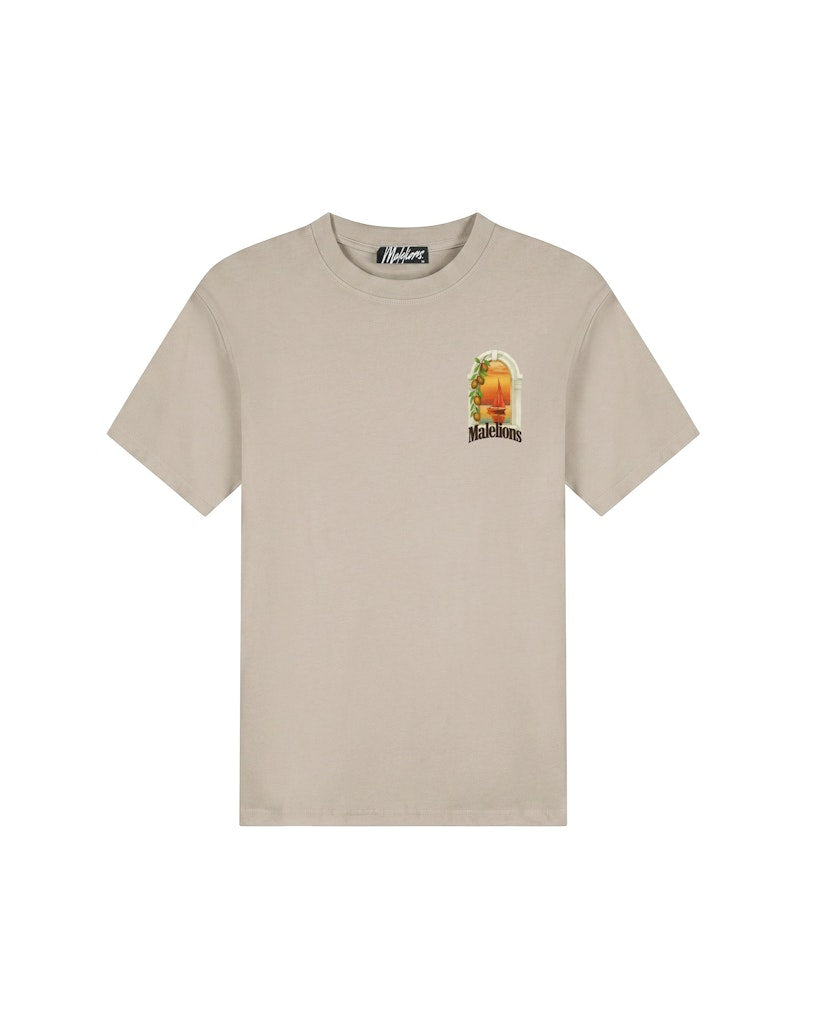 T-shirt Yacht Window - Taupe