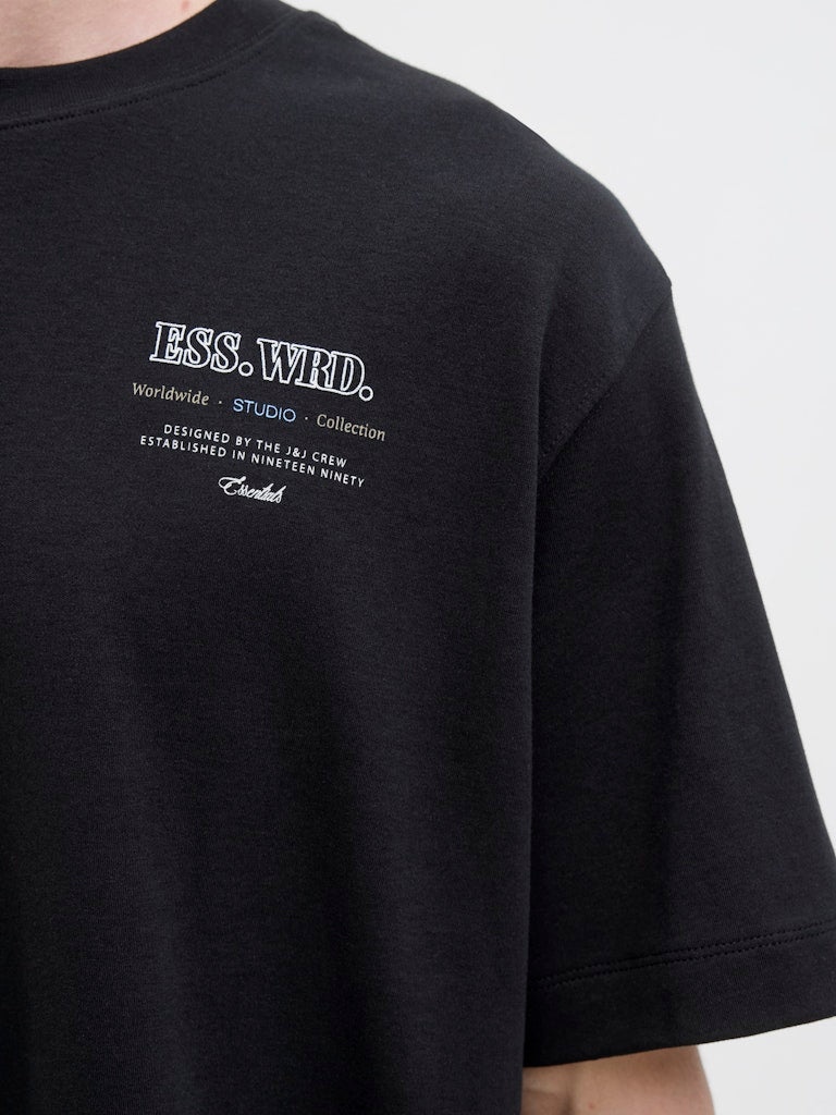 Jjeurban Edge Studio Tee Ss O-neck Noos - Zwart