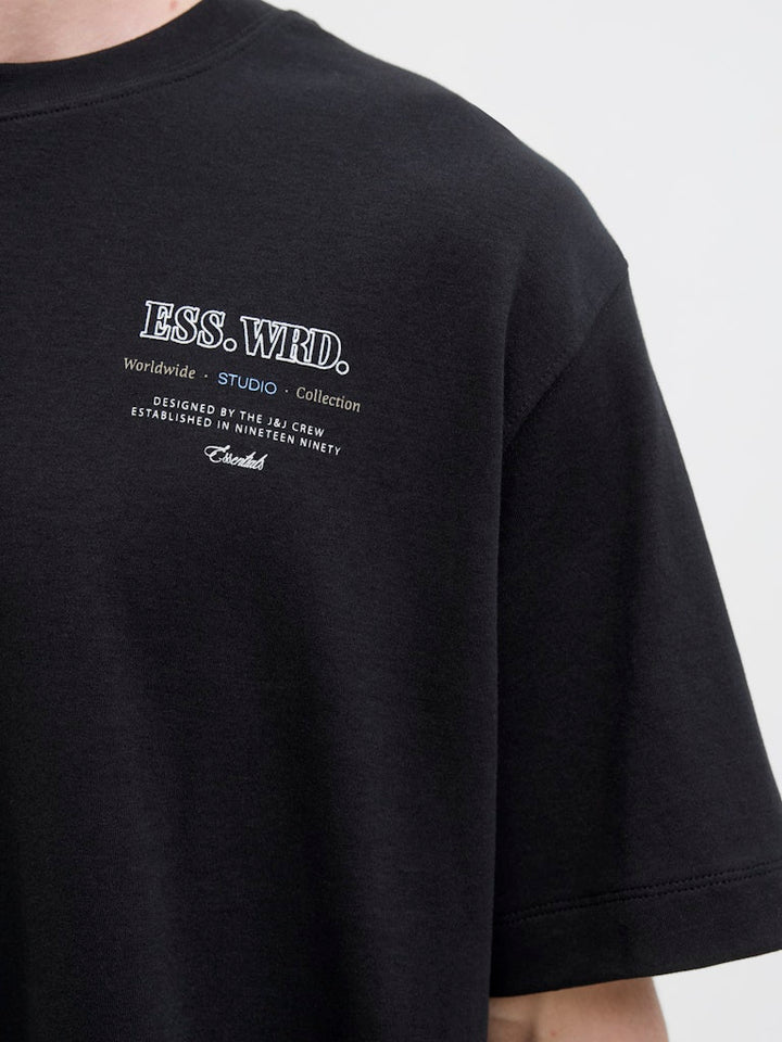 Jjeurban Edge Studio Tee Ss O-neck Noos - Zwart