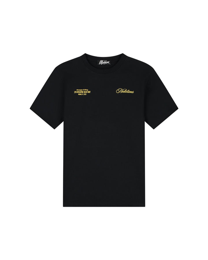 Champange T-shirt - Zwart
