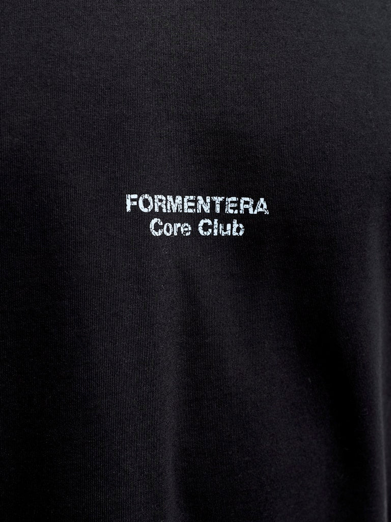 Jcosolana Checkered Back Tee Ss Crew - Zwart