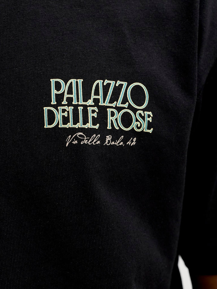 Jorcotedazur Photoback Tee Ss Cn - Zwart