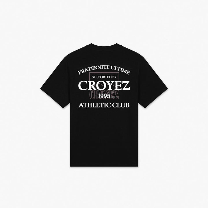 T-shirt Overlay Freternite - Zwart