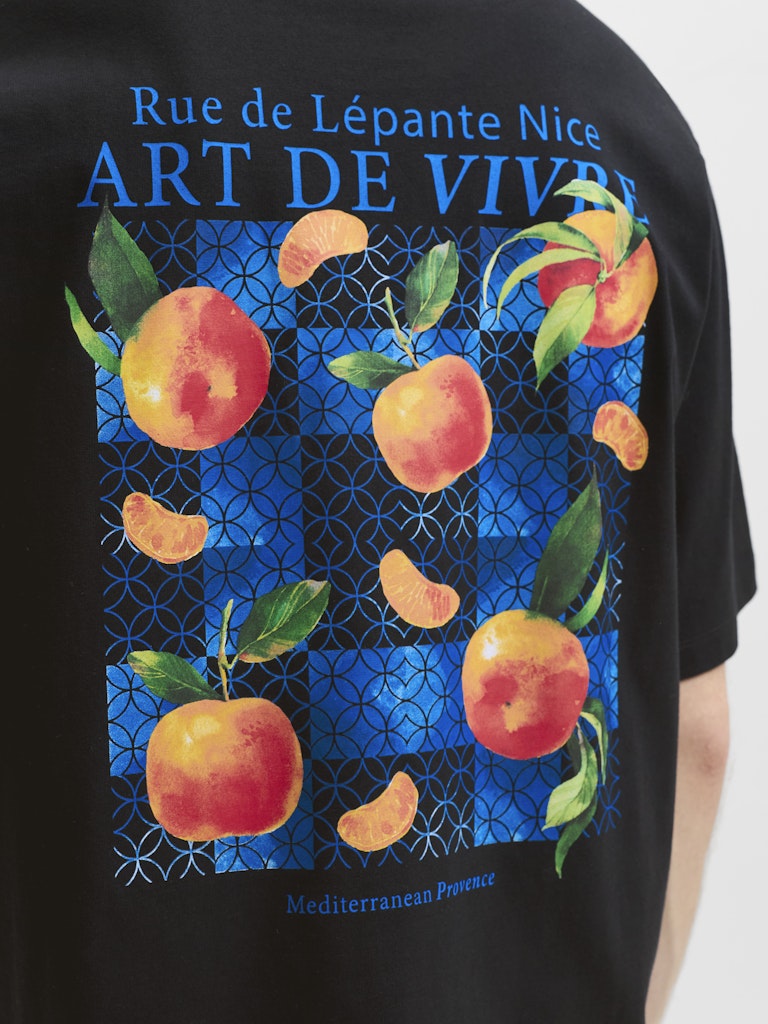 Jjlemon Tee Ss Crew Neck - Zwart