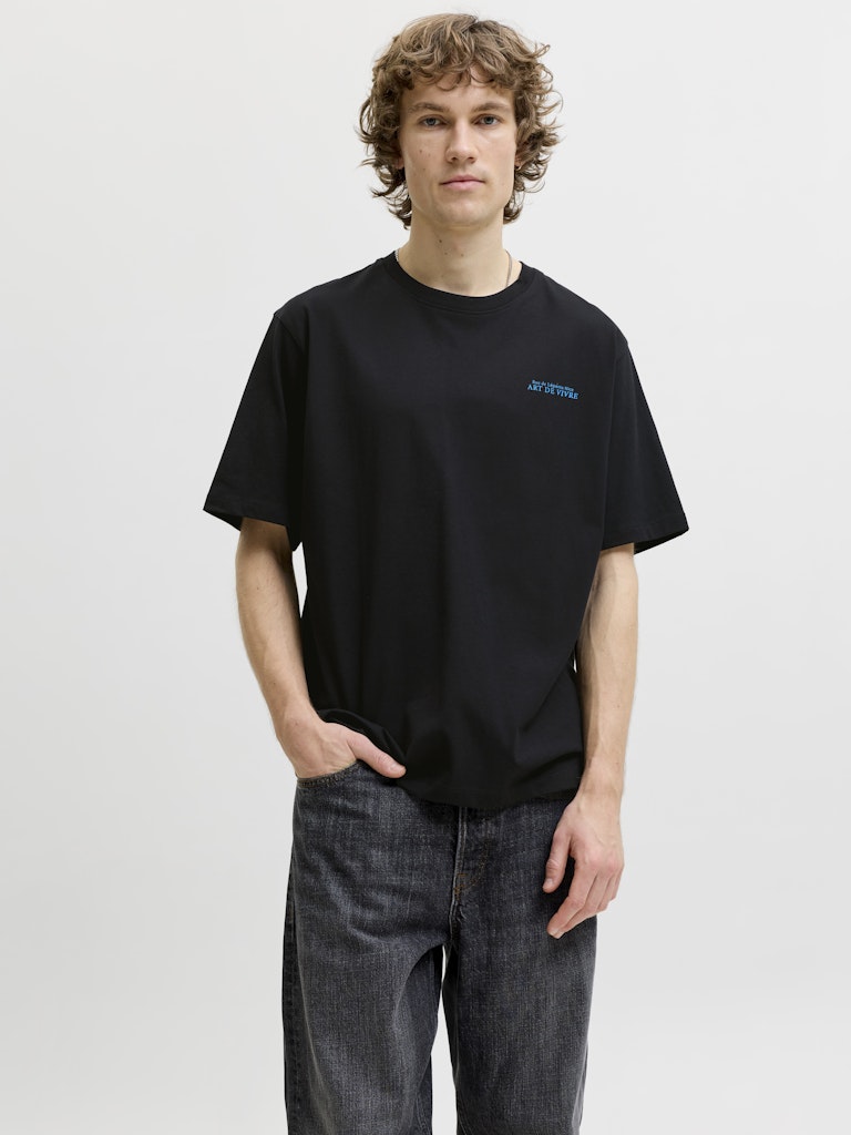 Jjlemon Tee Ss Crew Neck - Zwart