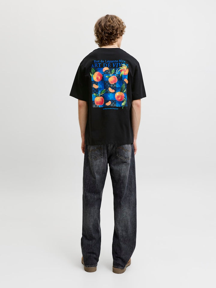 Jjlemon Tee Ss Crew Neck - Zwart
